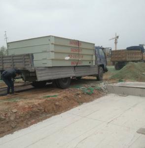 河南荣帆建筑建正项目部3X16米150吨汽车衡案例